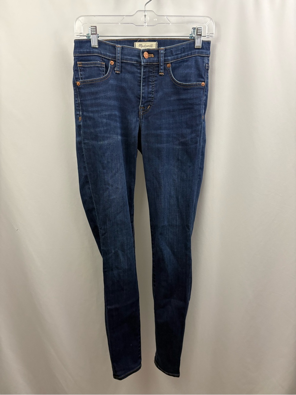 Madewell 9" High-Rise Skinny Blue Jeans Womens Size 25T Denim